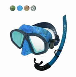 MASK SNORKEL FREEDIVE CAMO LOW VOLUME ULTRA HUNTER BALIDIVESHOP  large